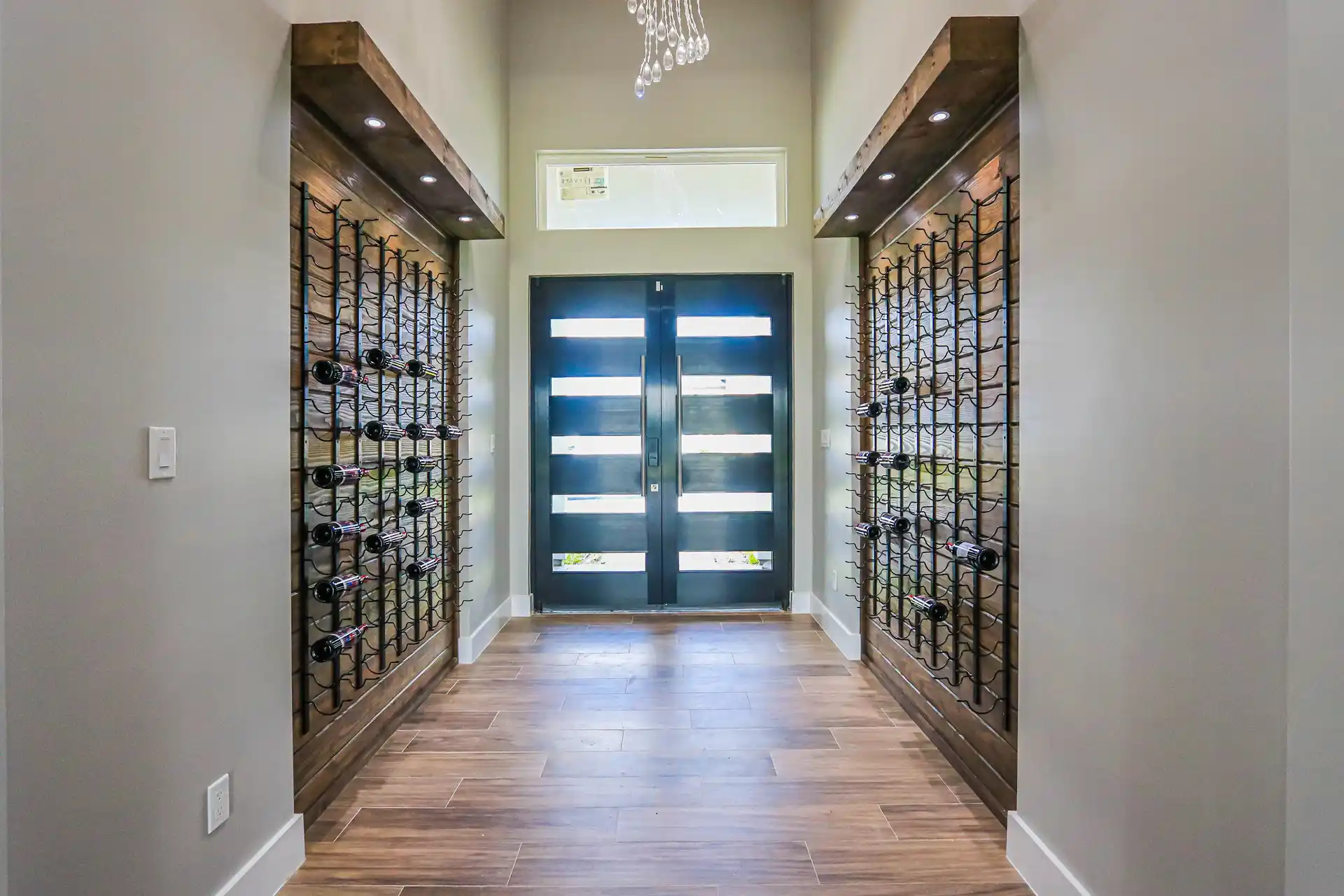 Custom Home Builders Wine Spaces